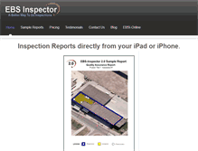 Tablet Screenshot of ebs-inspector.com